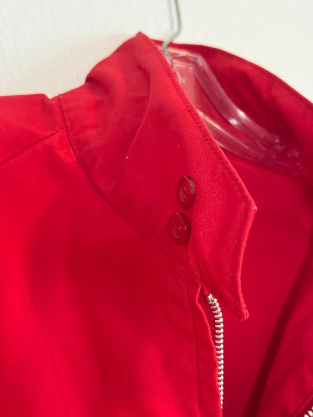 Vintage Red Jacket XL Retro 80s 90s Workwear Lightweight Streetwear Preppy - Picture 5 of 8